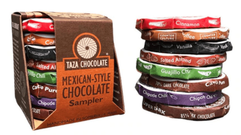 Taza chocolate disc sampler