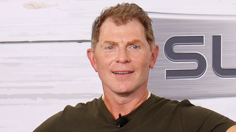 Bobby Flay wearing a t-shirt