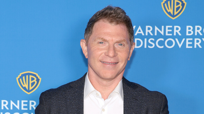 Bobby Flay wearing a suit