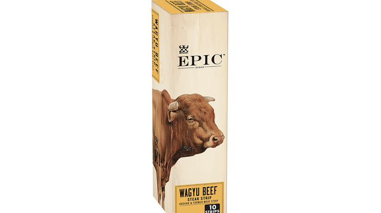 cow on box of beef sticks
