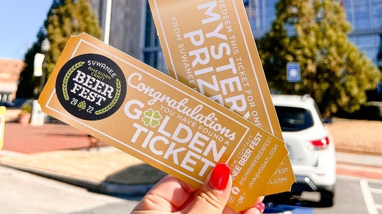 Suwanee beer fest golden ticket 