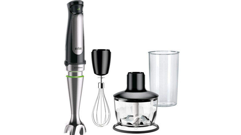 Braun immersion blender and accessories