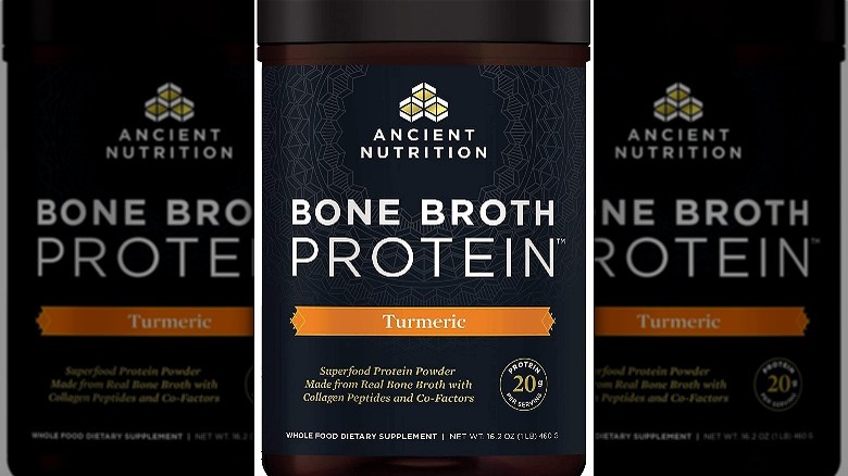 ancient nutrition bone broth protein turmeric product image amazon