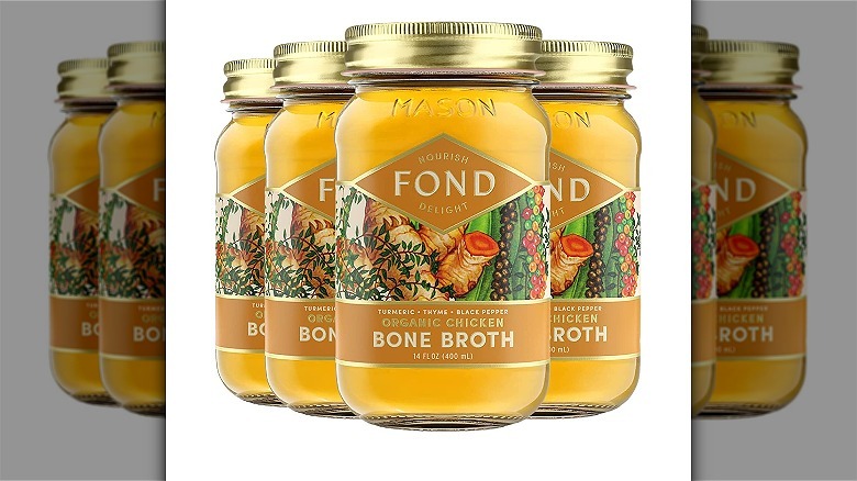 fond certified organic chicken bone broth liquid light product image amazon