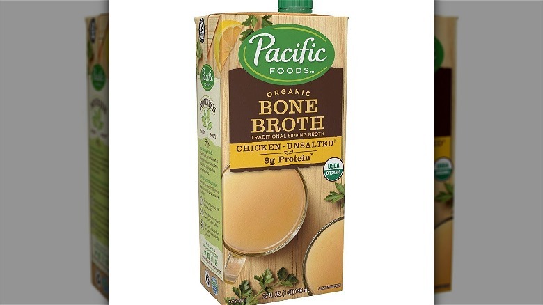 pacific foods organic unsalted chicken bone broth product image amazon