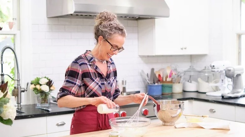 Zoë François in the kitchen