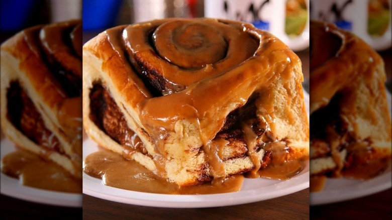 Giant cinnamon roll