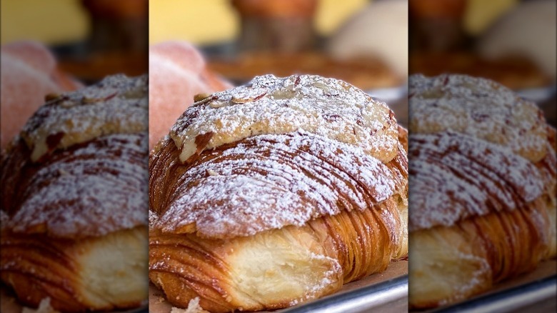 Tequila almond croissant pastry