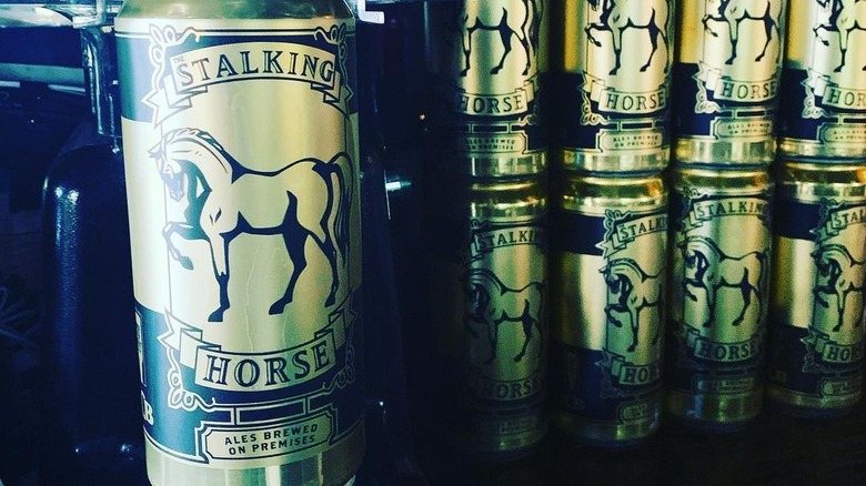 stalking horse beer can