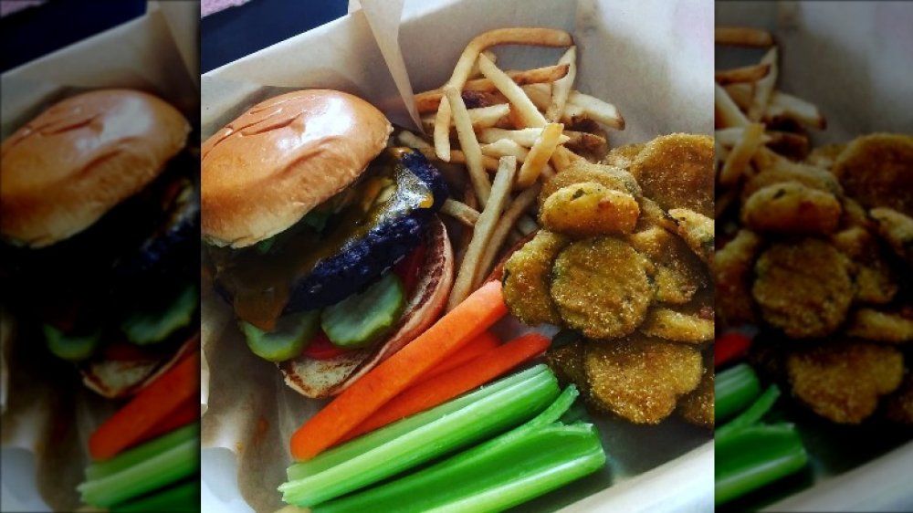 Buffalo Wild Wings' black bean burger