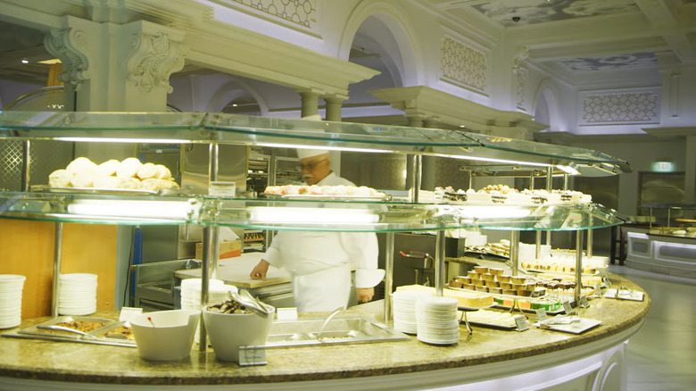 A dessert bar at Borgata Buffet