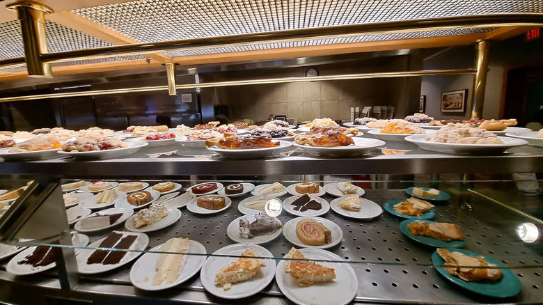 A smorgasbord of desserts on plates