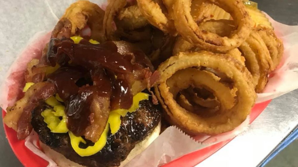 New Hampshire: Triple Trouble Burger at Black Mtn Burger Co