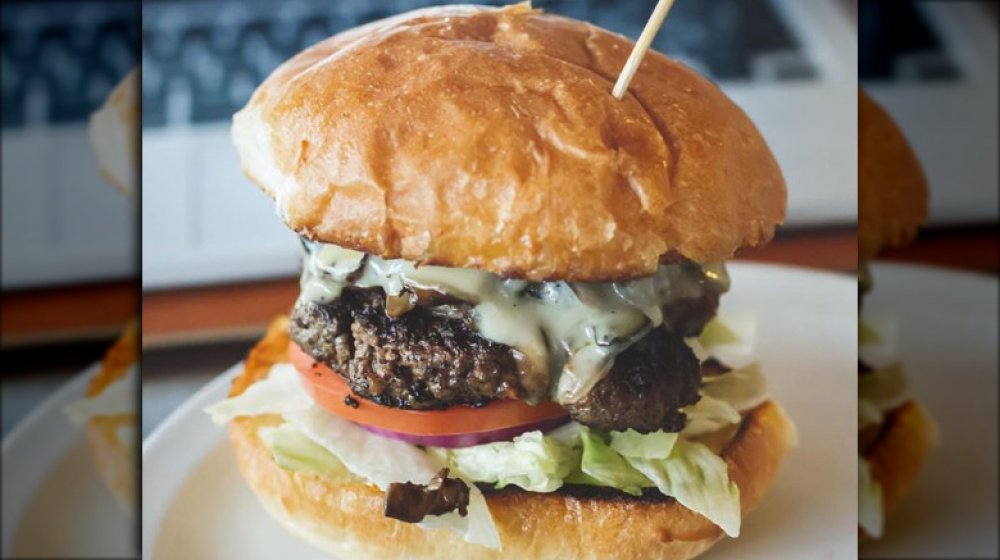 New Mexico: Mushroom Swiss Burger at Holy Burger