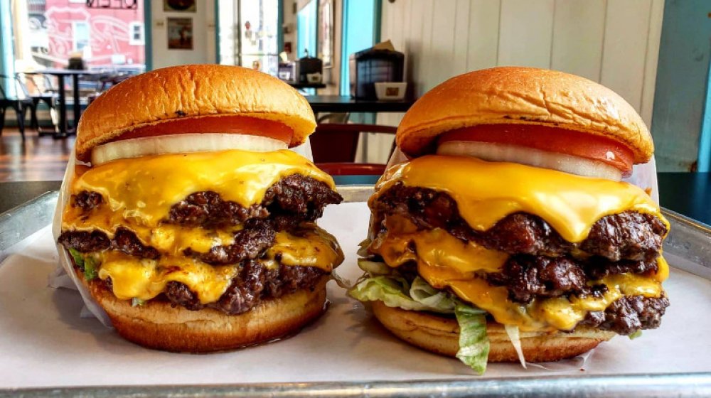 Pennsylvania: Triple Cheeseburger at Route 66 Restaurant