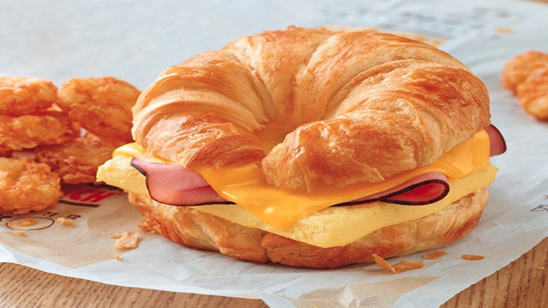 Burger King Ham, Egg, and Cheese Croissan'Wich