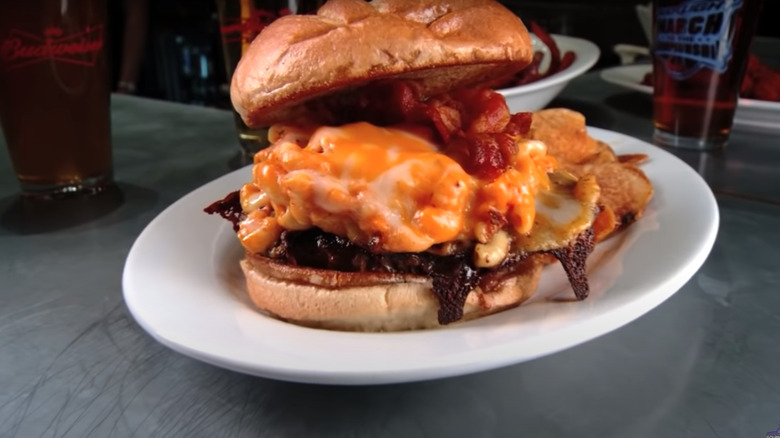 mac attack burger on diner's drive-ins, and dives