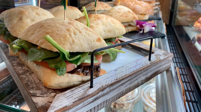 FeelGood's sandwiches on display