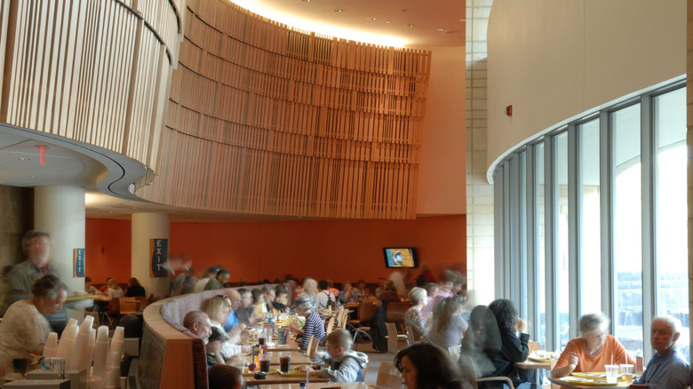 Mitsitam interior with diners eating