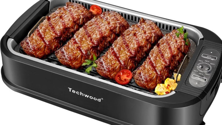 Techwood indoor smokeless grill