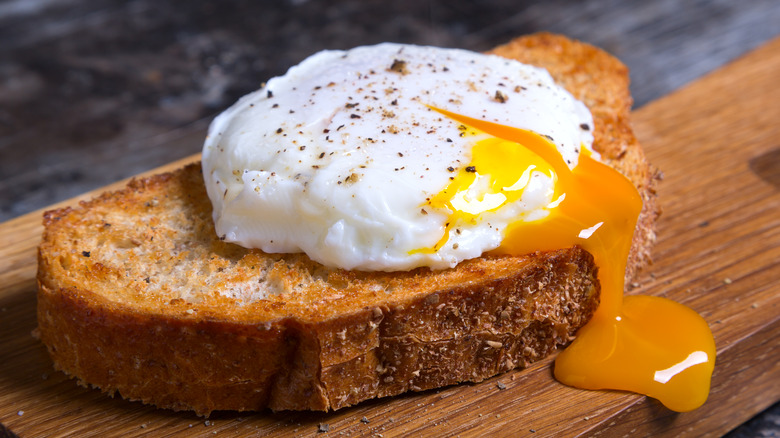 A poached egg