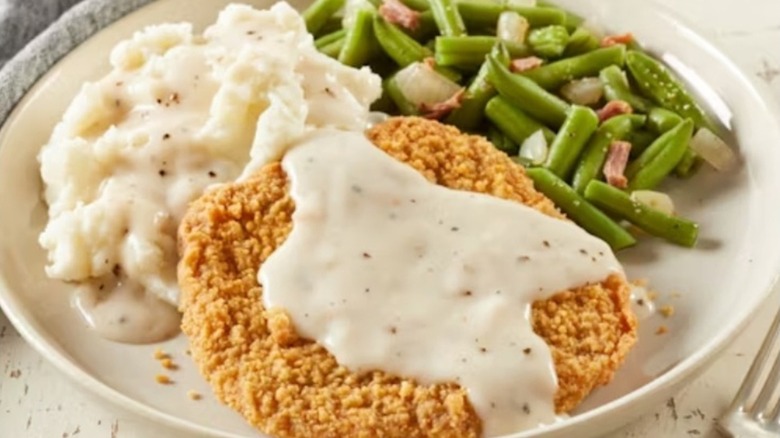 country fried steak from Bob Evans