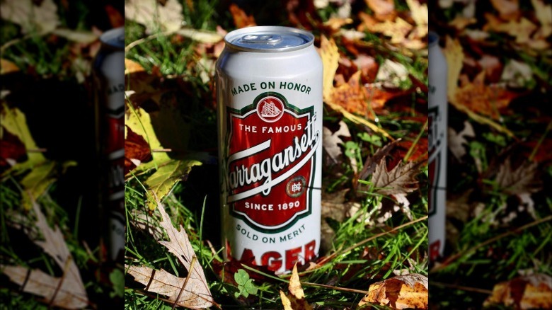 Narragansett Lager beer can