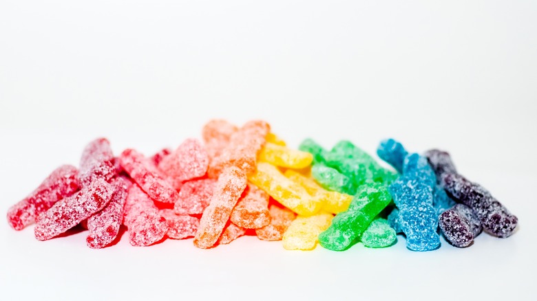 A pile of Sour Patch Kids