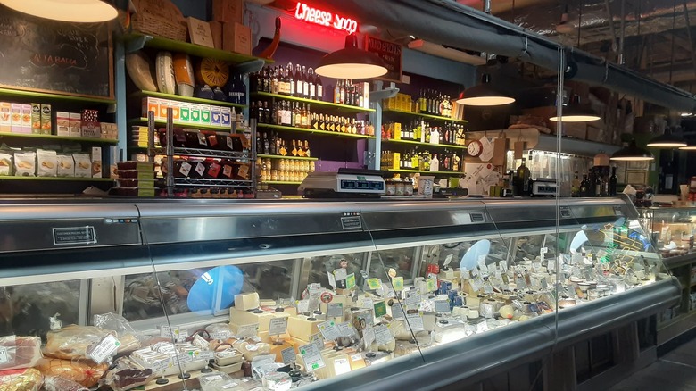 display at Downtown Cheese 