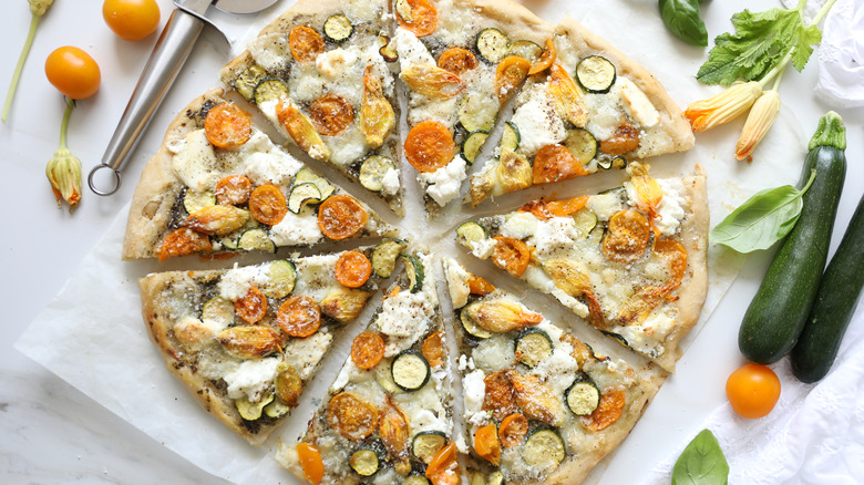 Ricotta pizza