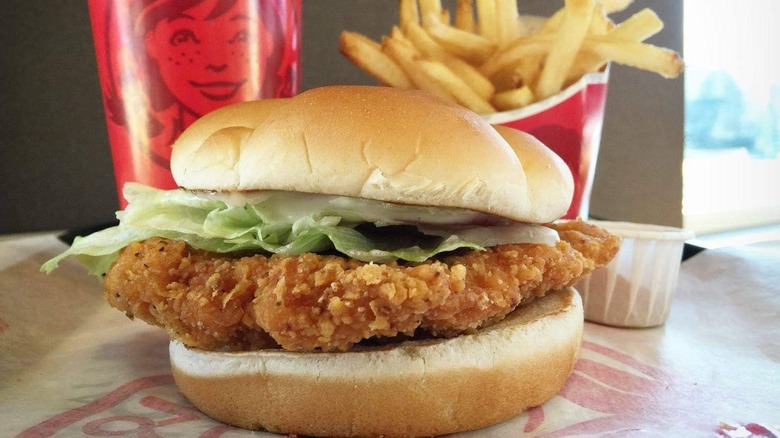 Wendy's spicy chicken sandwich