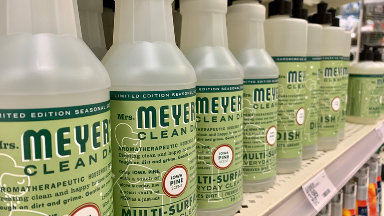 mrs. meyer's clean day on shelf