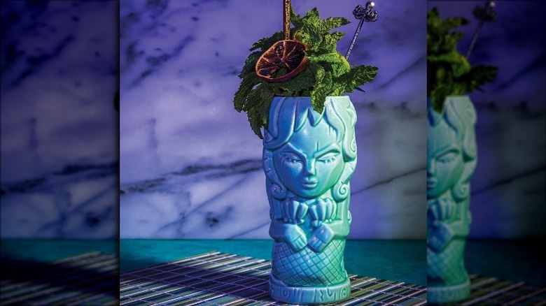 Fog Cutter in mermaid tiki mug