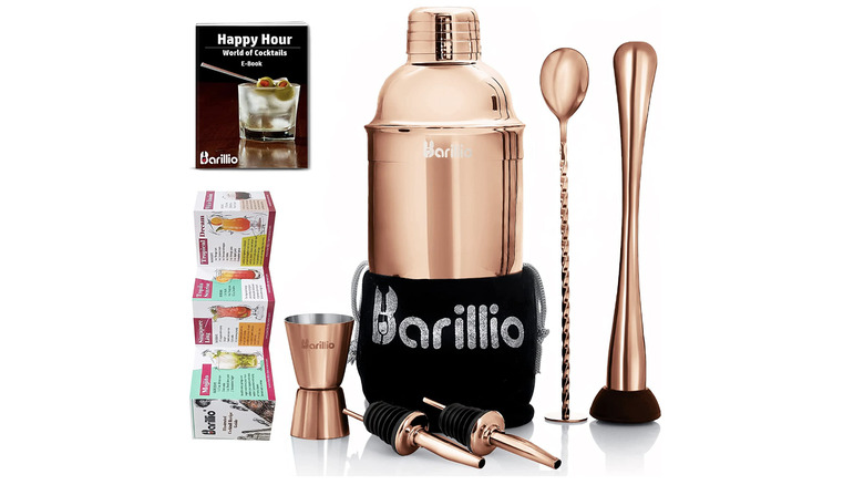 Barillio Copper Cocktail Shaker Set