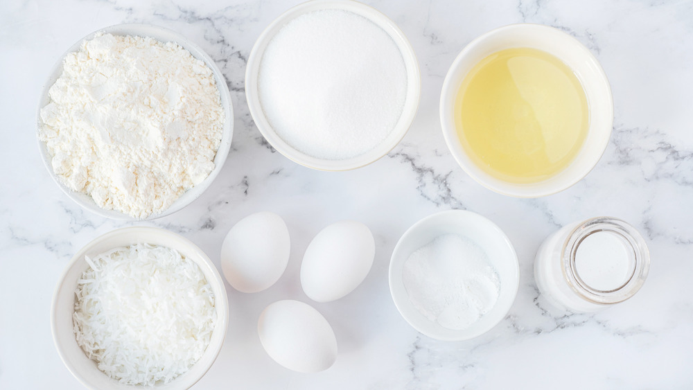 ingredients for coconut cake recipe