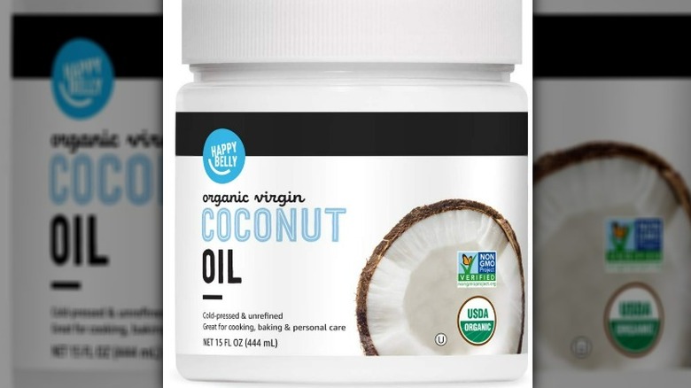 Happy Belly organic virgin coconut oil