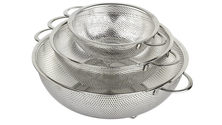 Hölm stainless steel colander set