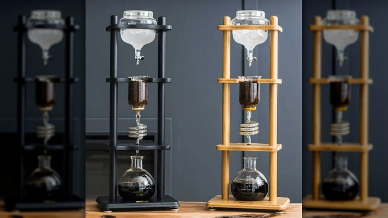 YAMA 6-8 Cup Cold Drip Makers on display