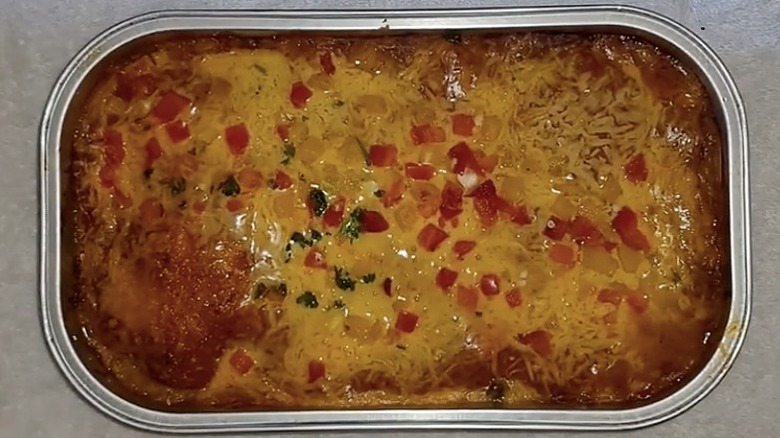 Costco chicken enchilada bake tray