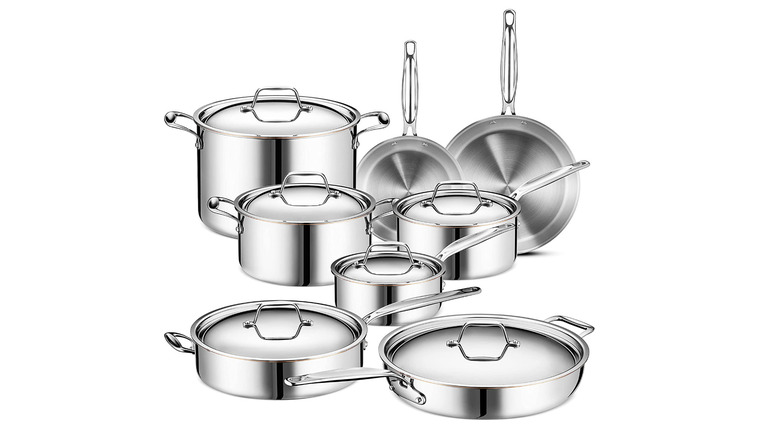 Legend copper core cookware set