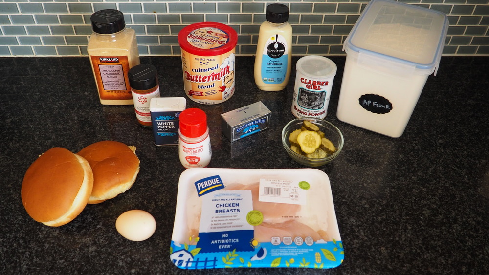 copycat Popeyes chicken sandwich ingredients