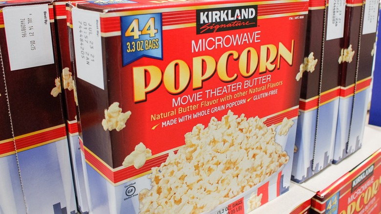 microwave popcorn box