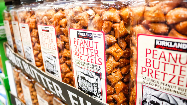 jars of peanut butter pretzels