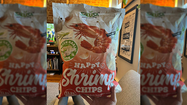 shrimp flavored potato chips
