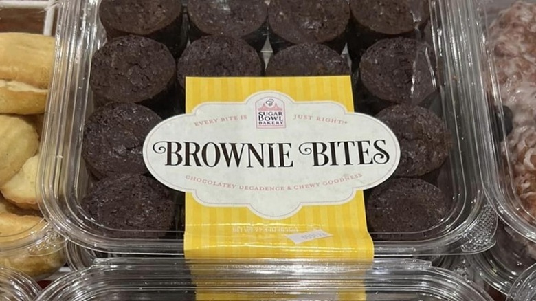 bite-sized brownie cups