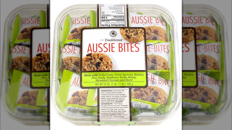 tub of Australian cookies