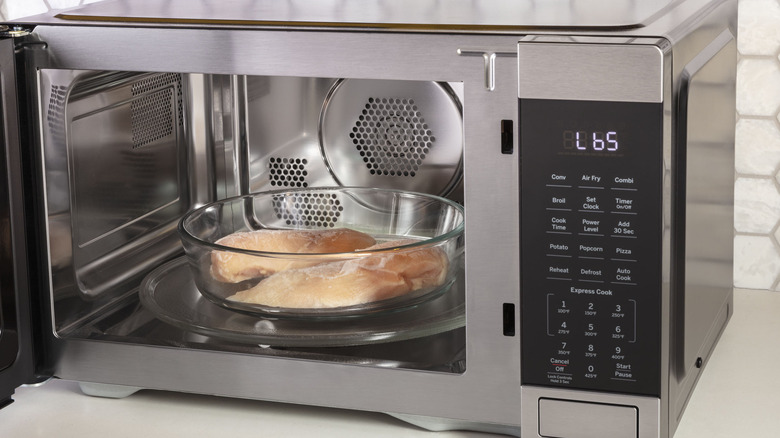 GE microwave with air fry