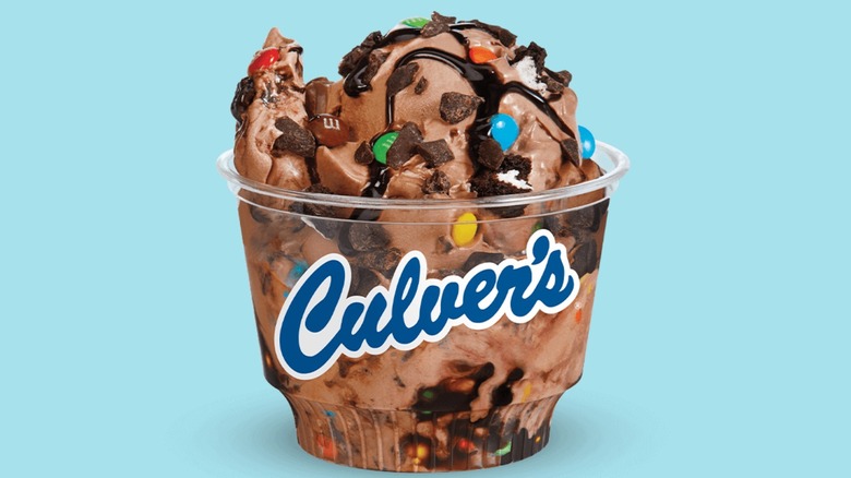 chocolate with candy frozen custard