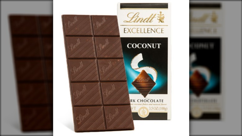 lindt excellence dark chocolate coconut