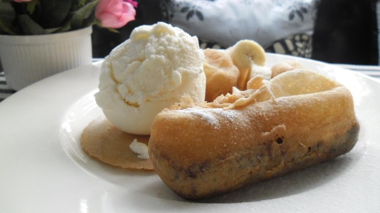 A deep fried Milky Way bar